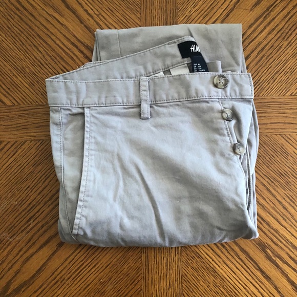 H&M Button-up Gray Khakis - Picture 9 of 9